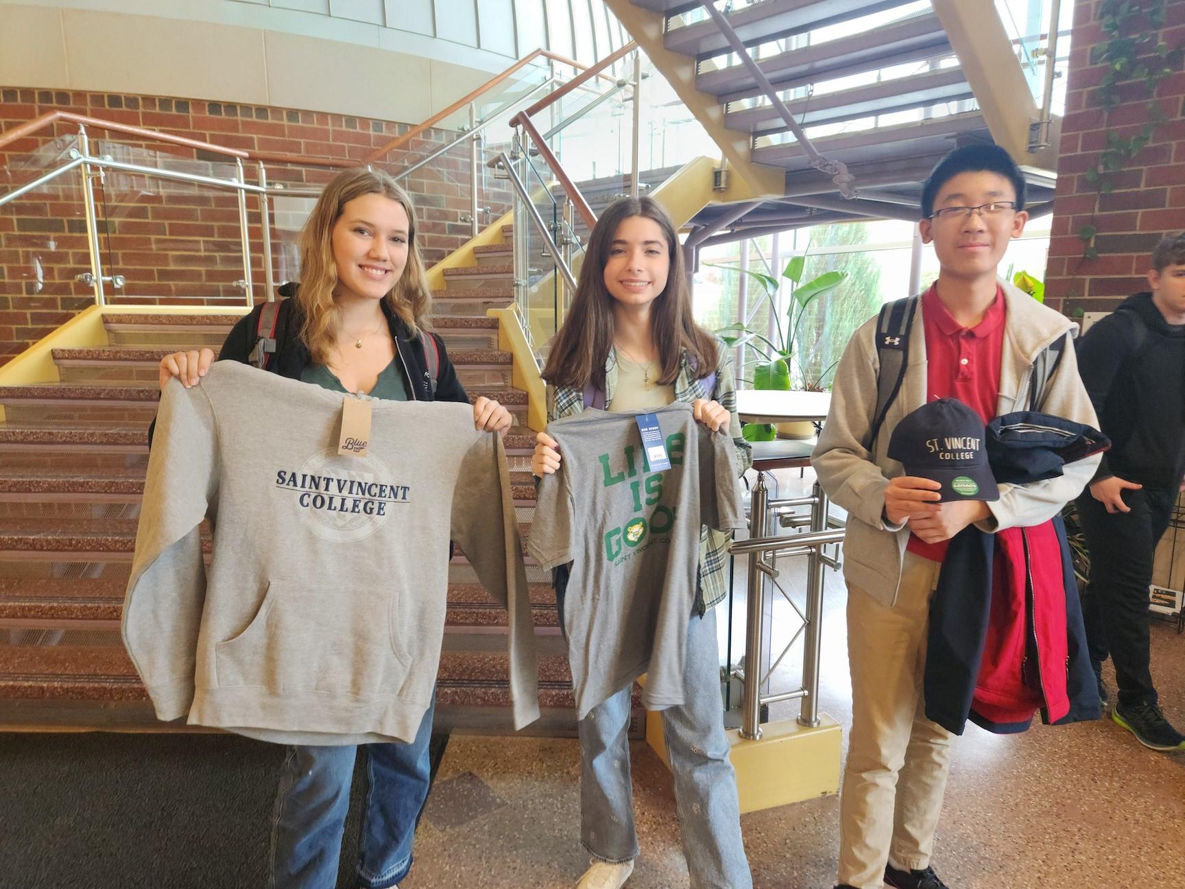 Dannica Wukich, Natalie Goldsworthy, and Benjamin Wei excelled in the Python Computer Programming activity